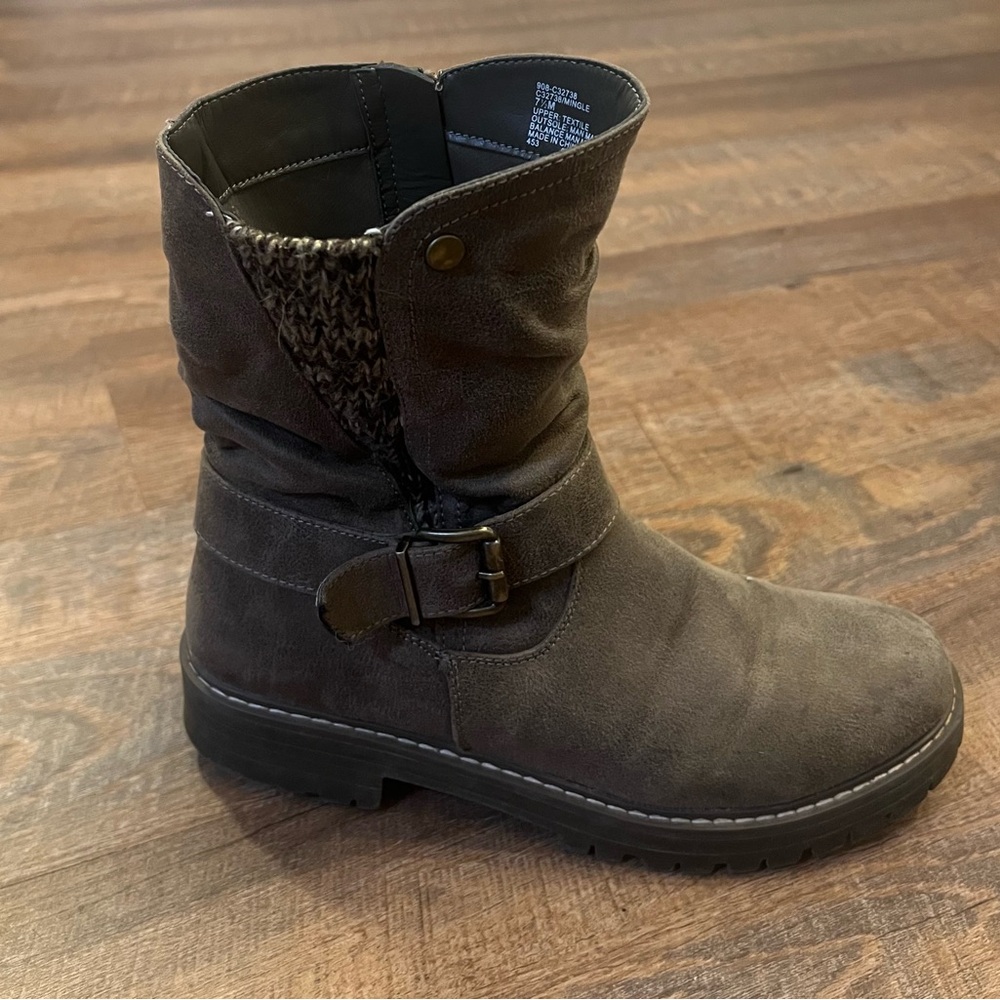Cliffs by WHITE MOUNTAIN Dark Brown Ankle Boots